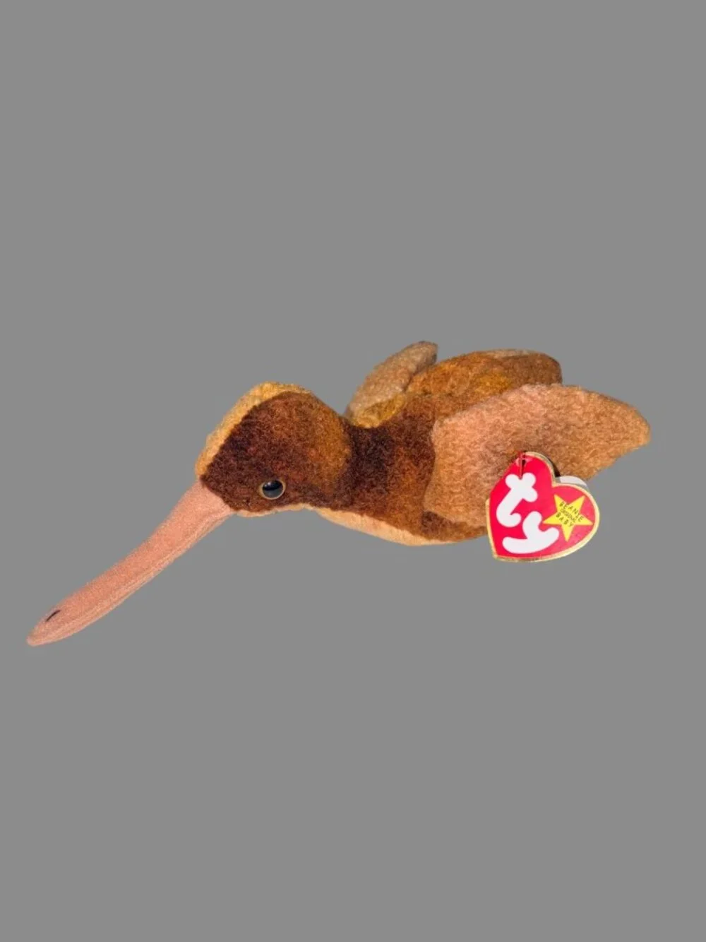 TY Beanie Baby Beak the Kiwi Bird 1998 Retired Plush Vintage With Tags